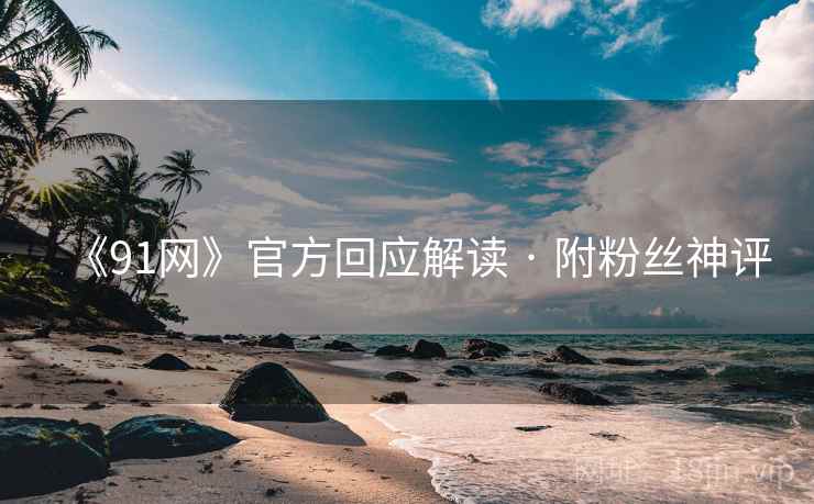 《91网》官方回应解读 · 附粉丝神评