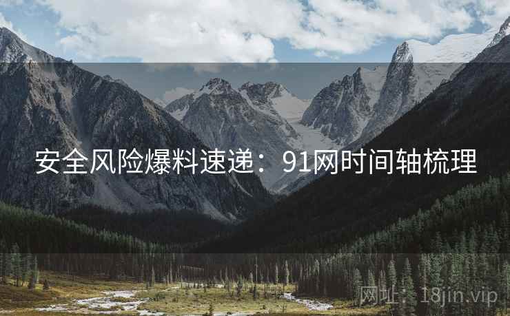 安全风险爆料速递：91网时间轴梳理