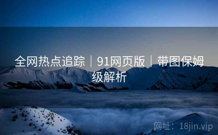 全网热点追踪｜91网页版｜带图保姆级解析